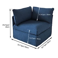 Patioflare Flexiform Modular Set Outdoor Corner Chair