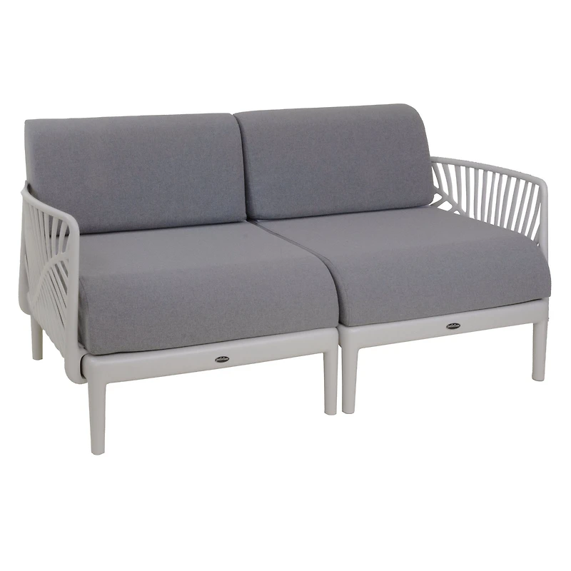 Patioflare Plus Recycled Plastic Leaf Modular Love Seat Patio Sofa