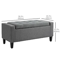 Banc-coffre de rangement moderne