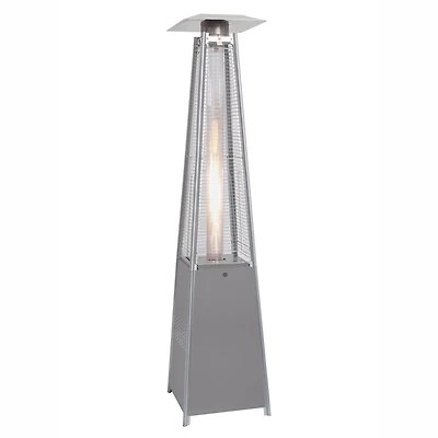 Paramount Flame Patio Heater - Grey and Silver