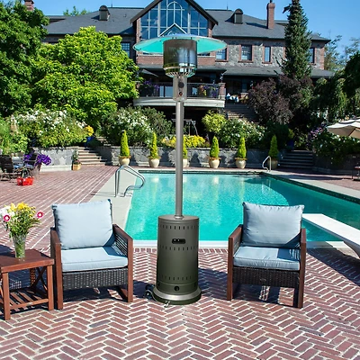 Paramount Flat Top Patio Heater - Grey