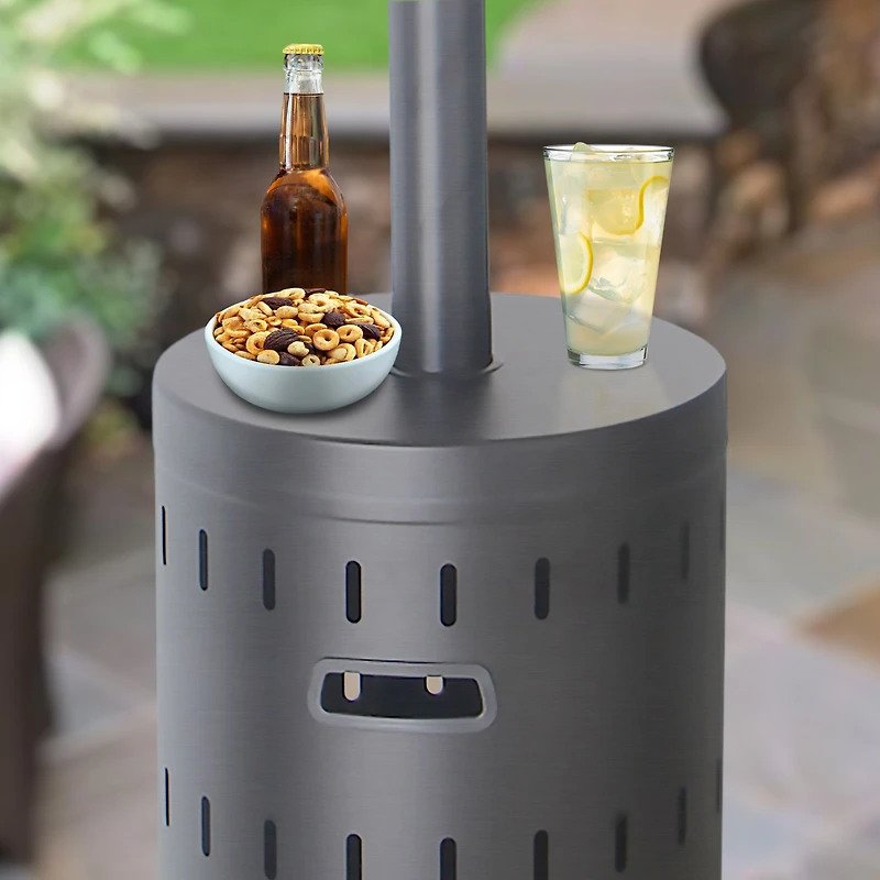 Chauffe-terrasse Flat Top par Paramount - Gris
