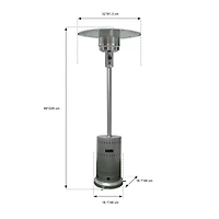 Chauffe-terrasse Flat Top par Paramount - Gris