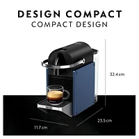 Nespresso Pixie Espresso Machine by De'Longhi - Dark Blue