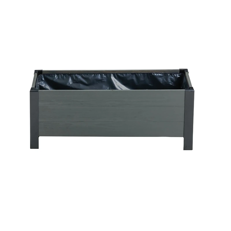 Grapevine Recycled Wood Rectangular Planter