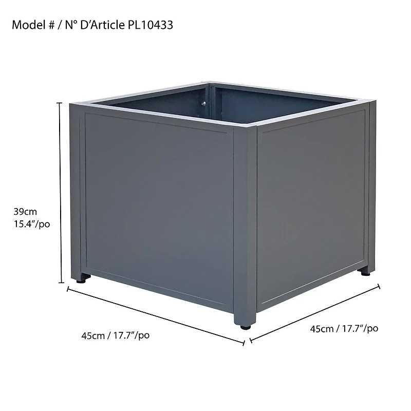 Grapevine Aluminum Outdoor Planter