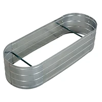 Planche de jardin surélevée ovale en acier par Grapevine