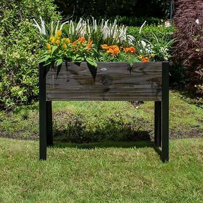 Rectangular wood Raised Planter