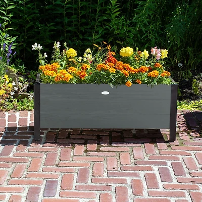 Grapevine Recycled Wood Rectangular Planter