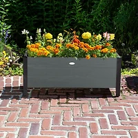 Grapevine Recycled Wood Rectangular Planter