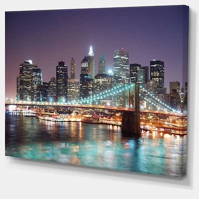 New York City Manhattan Skyscrapers  Wall Art