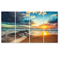 Beautiful Cloudscape over the Sea Canvas Art Print