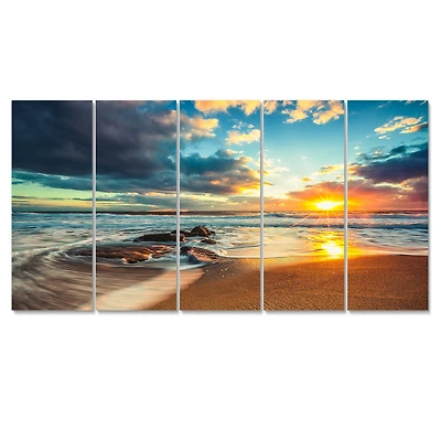 Beautiful Cloudscape over the Sea Canvas Art Print