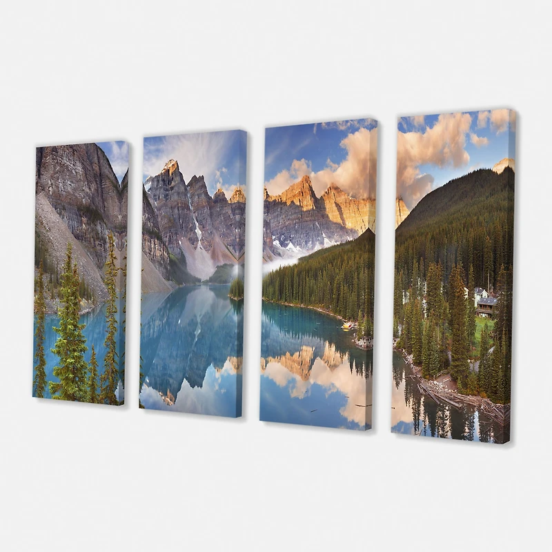 Moraine Lake Banff Park Canada  Canvas Wall Art