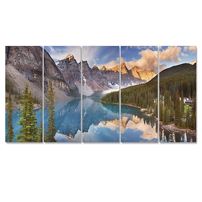 Moraine Lake Banff Park Canada  Canvas Wall Art