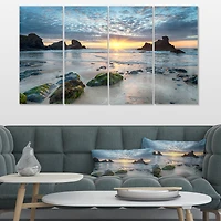 Beautiful Porthcothan Bay Canvas Wall Art