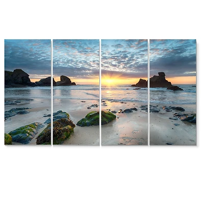Beautiful Porthcothan Bay Canvas Wall Art