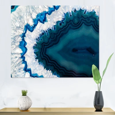Toile imprimée « Blue Brazilian Geode »
