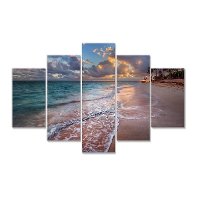 Palm Trees on Clear Sandy