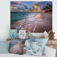 Palm Trees on Clear Sandy