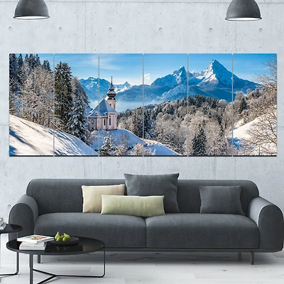 Winter the Bavarian Alps Wall Art