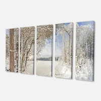 Toile 4 « Lake Winter Woods »