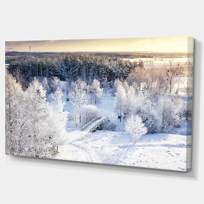 Beautiful Winter Panorama  Wall Art