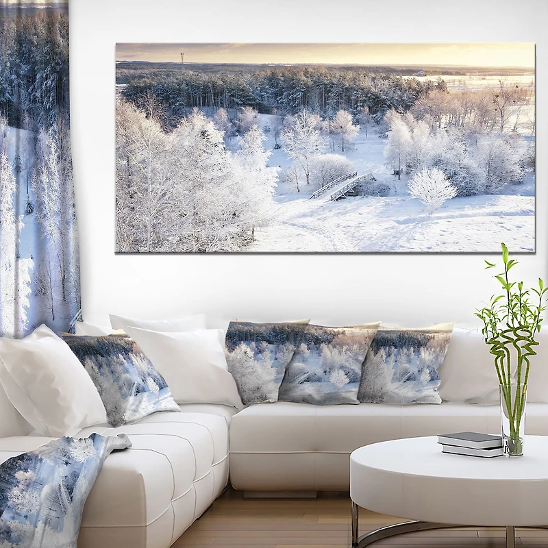 Beautiful Winter Panorama  Wall Art