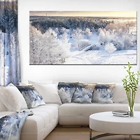 Beautiful Winter Panorama  Wall Art