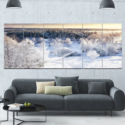 Beautiful Winter Panorama  Wall Art