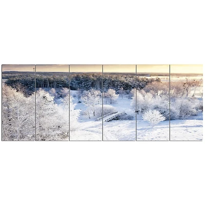 Toile « Beautiful Winter Panorama »