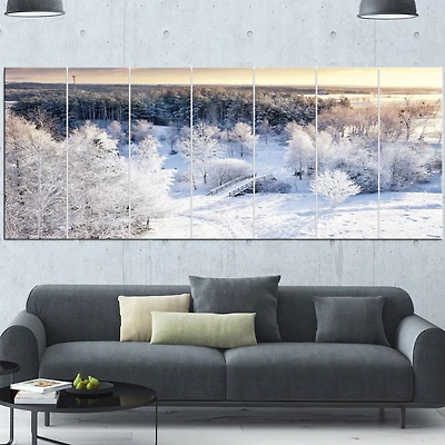 Beautiful Winter Panorama Wall Art
