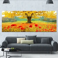 Beautiful Autumn Yellow Tree  Wall Art