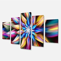 Exotic Multi Color Flower Petals  Canvas Wall Art