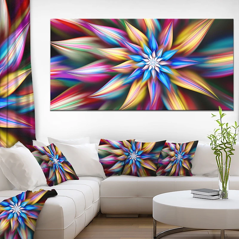 Exotic Multi Color Flower Petals  Wall Art