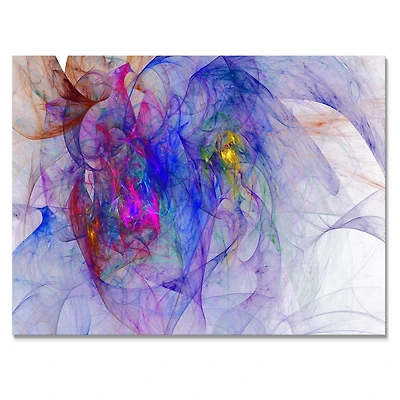 Toile  « Blue Mystic Psychedelic Texture »