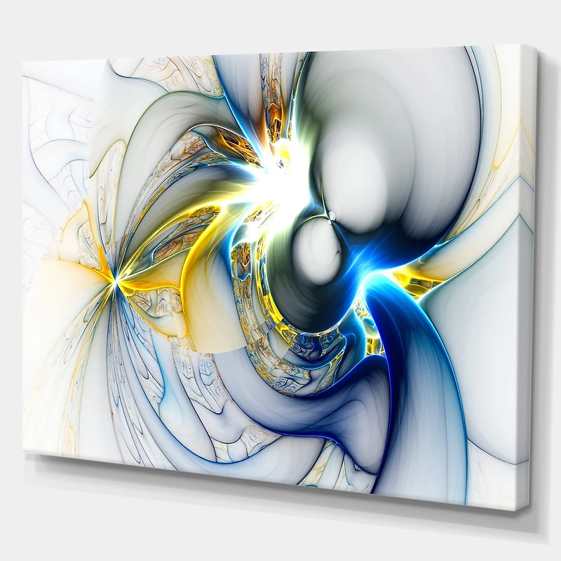 Shining Multi Colored Plasma Wall Art Canvas