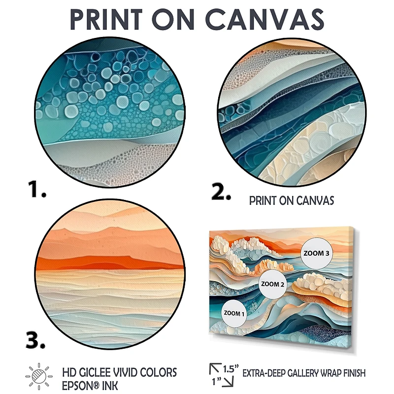 Paysage abstrait organique glacial « Glacial Biomorphism »