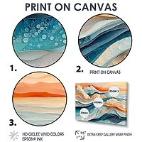 Paysage abstrait organique glacial « Glacial Biomorphism »