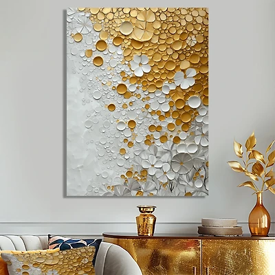 Golden Balance – Abstract Biochemical Harmony