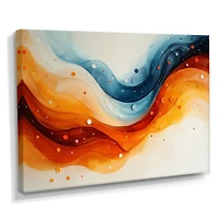 White and Blue Fugue – Fluid Abstract Motion