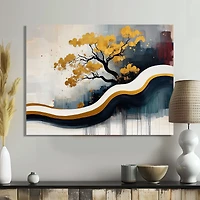 Bonsai Reflections – Zen Abstract Nature Composition