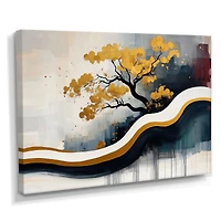 Bonsai Reflections – Zen Abstract Nature Composition