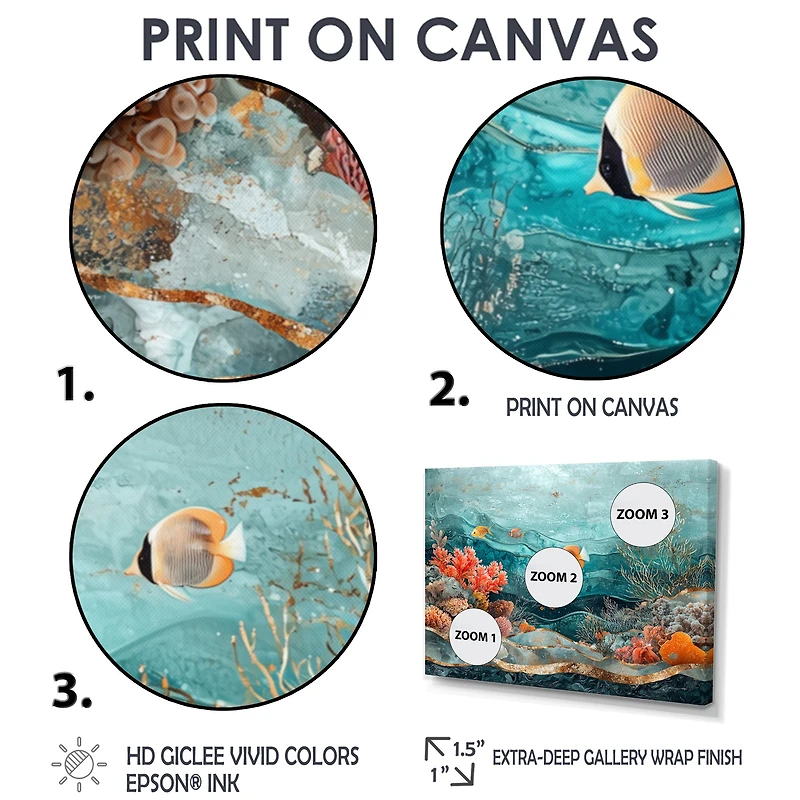 Fleurs de pommier en rivière d’encre jaune « Apple Blossoms Flowing »