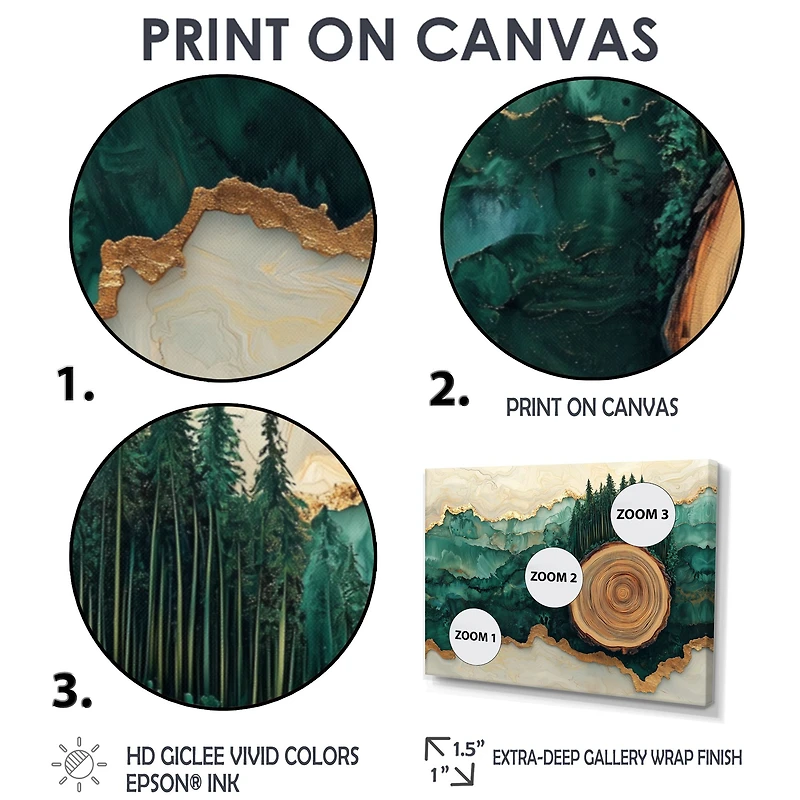 Wooden Slide Forest – Serene Pine Landscape