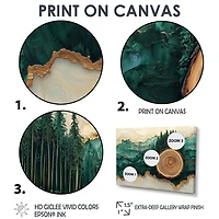 Wooden Slide Forest – Serene Pine Landscape