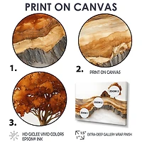 Grange d’automne paysage rustique en bois « Autumn Barn »