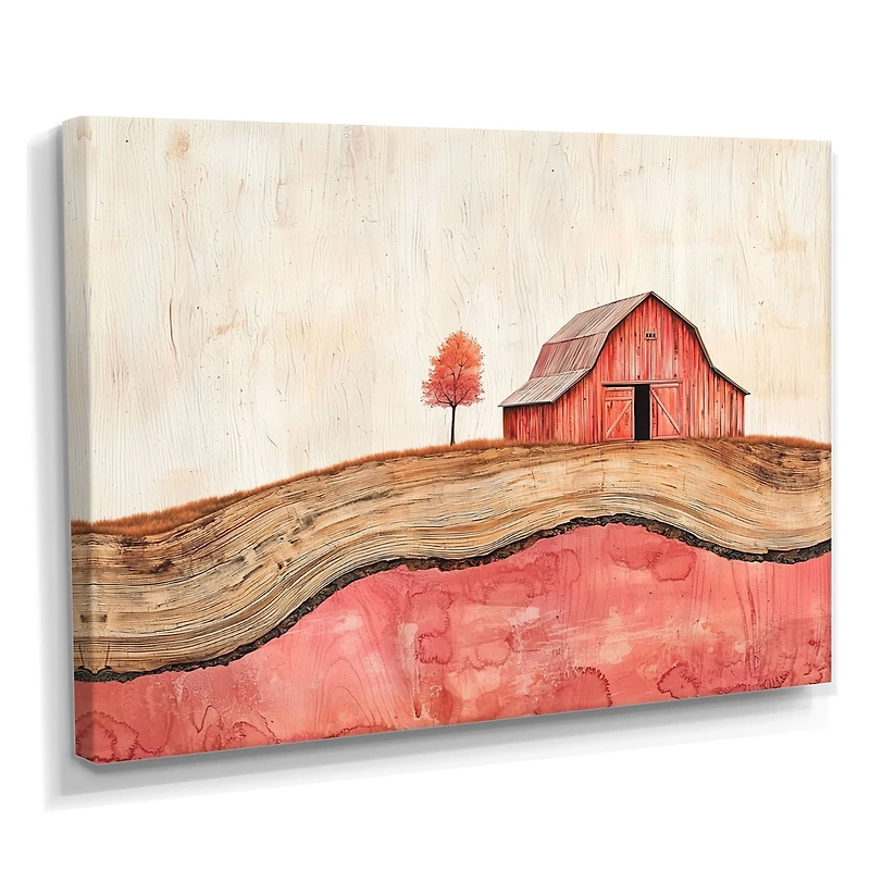 Countryside Autumn Farm – Wooden Slide Landscape