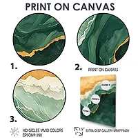 Paysage côtier aérien « Emerald Coastline II »