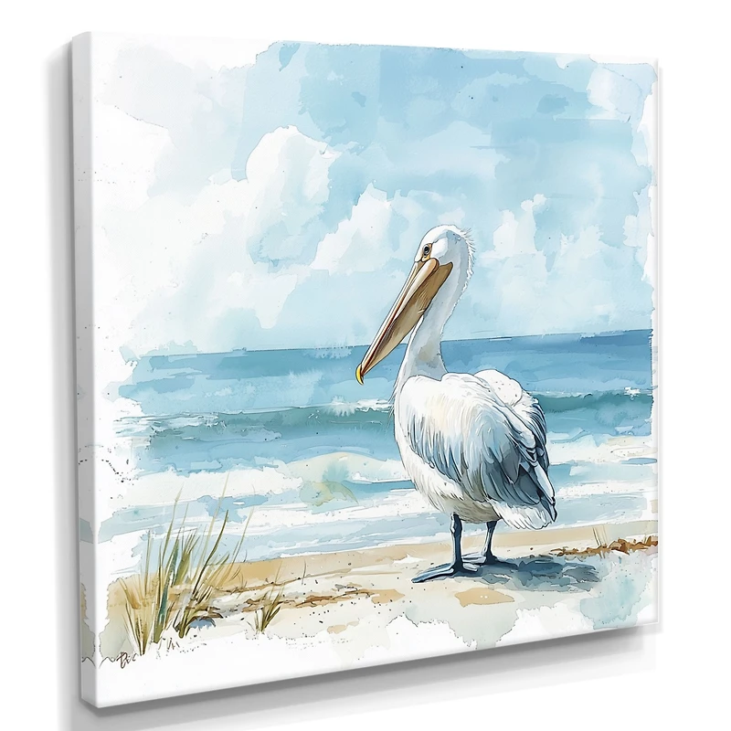 Pelican Guardian – Coastal Shoreline Serenity